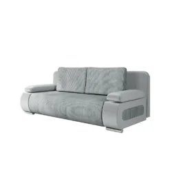 Mirjan24 Schlafsofa Emma Cord, Sofa Mit Bettkasten Und Schlaffunktion, Polstersofa Couch Vom Hersteller (Farbe: Poso 55 + Paros 05)