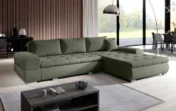FURNIX Arzo Sofa L-Form Eckcouch Schlafsofa Couch Mit Schlaffunktion Modern OR37