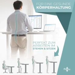 Fianu® Höhenverstellbarer Schreibtisch Elektrisch Gestell Für Stehschreibtisch 2 Motoren Mit Anti-Kollisionsschutz 4 Speicherplätze Bis 100kg Tragkraft -VIDAXL || HOMCOM Verkäufe 014657cb82645c6257fced7ed940cda4
