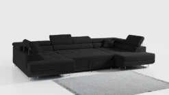 MKS MEBLE Ecksofa - U-Form Couch Mit Schlaffunktion - Bettsofa - Wohnzimmer U Couch - Polstersofa Mit Bettkasten - Gustaw U Schwarz Kronos -VIDAXL || HOMCOM Verkäufe 02eea32aeb2e872fb0a5352f362c587c