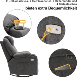 MCombo Elektrisch Relaxsessel Massagesessel 240° Dreh+ Schaukel + Vibration 7070DE 22 MCombo Elektrisch Relaxsessel Massagesessel 240° Dreh+ Schaukel + Vibration 7070DE -VIDAXL || HOMCOM Verkäufe 0303ed45d9d3032bd0eb078c169fea8c