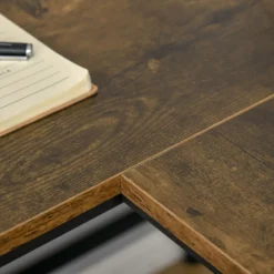 HOMCOM Computertisch Eckschreibtisch L-Form Arbeitstisch Platzsparender Gaming PC Workstation Für Home-Office Industriedesign Metall Rustikales Braun 165 X 110 X 95 Cm 11 HOMCOM Computertisch Eckschreibtisch L-Form Arbeitstisch Platzsparender Gaming PC Workstation Für Home-Office Industriedesign Metall Rustikales Braun 165 X 110 X 95 Cm -VIDAXL || HOMCOM Verkäufe 0309c6e04a8308c8d27a9102b1a21774