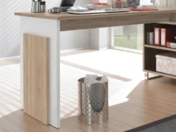 Winkelschreibtisch Schreibtisch Büroschreibtisch Eckschreibtisch "Margate I" Sonoma-Eiche / Weiß -VIDAXL || HOMCOM Verkäufe 0338c9508f6dcab2f2985599db1b111d