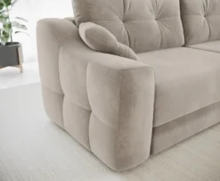 DELIFE Schlafsofa Narin Mikrofaser Beige 240x100 Cm -VIDAXL || HOMCOM Verkäufe 037e4e16cc8f7419e3e3d68f318ebcaf