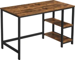VASAGLE Computertisch Schreibtisch Mit 2 Regale Rechts/links 120 X 75 X 60 Cm Holzoptik Metallgestell PC-Tisch Arbeitstisch Vintage LWD47X -VIDAXL || HOMCOM Verkäufe 03d03359b7932efe1f8f73498e840252