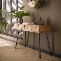Vendo-Design | Schminktisch Demn / Massiv Acacia Naturel