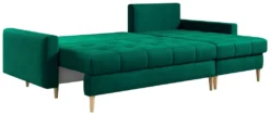 MKS MEBLE Ecksofa Wohnzimmer - Wohnlandschaft - L-Form Couch Mit Schlaffunktion - Bettsofa - Wohnzimmer L Couch - Polstersofa Mit Bettkasten - Astra Dunkelgrün -VIDAXL || HOMCOM Verkäufe 04e7615184ec5fb940e0aed757012f76