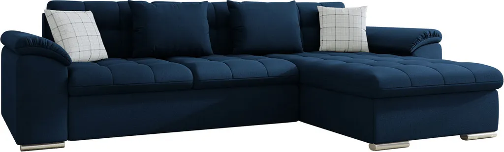 Mirjan24 Ecksofa Diana, Eckcouch Mit Bettkasten Und Schlaffunktion, Polsterecke (Kronos 09 + Senegal 818, Seite: Rechts) 1 Mirjan24 Ecksofa Diana, Eckcouch Mit Bettkasten Und Schlaffunktion, Polsterecke (Kronos 09 + Senegal 818, Seite: Rechts)