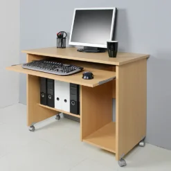 Germania Computertisch Auf Laufrollen In Buche-Nachbildung, 0482-11 -VIDAXL || HOMCOM Verkäufe 05332396da5ab8a13e023f5bf41ff446