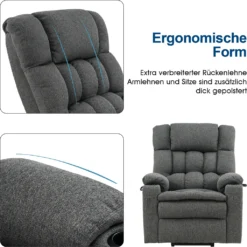 MCombo Elektrische Aufstehhilfe Relaxsessel 3 Motoren Getrennt Verstellbar 7546 DE -VIDAXL || HOMCOM Verkäufe 06ca7d3c2fa728d41d05598d22920977