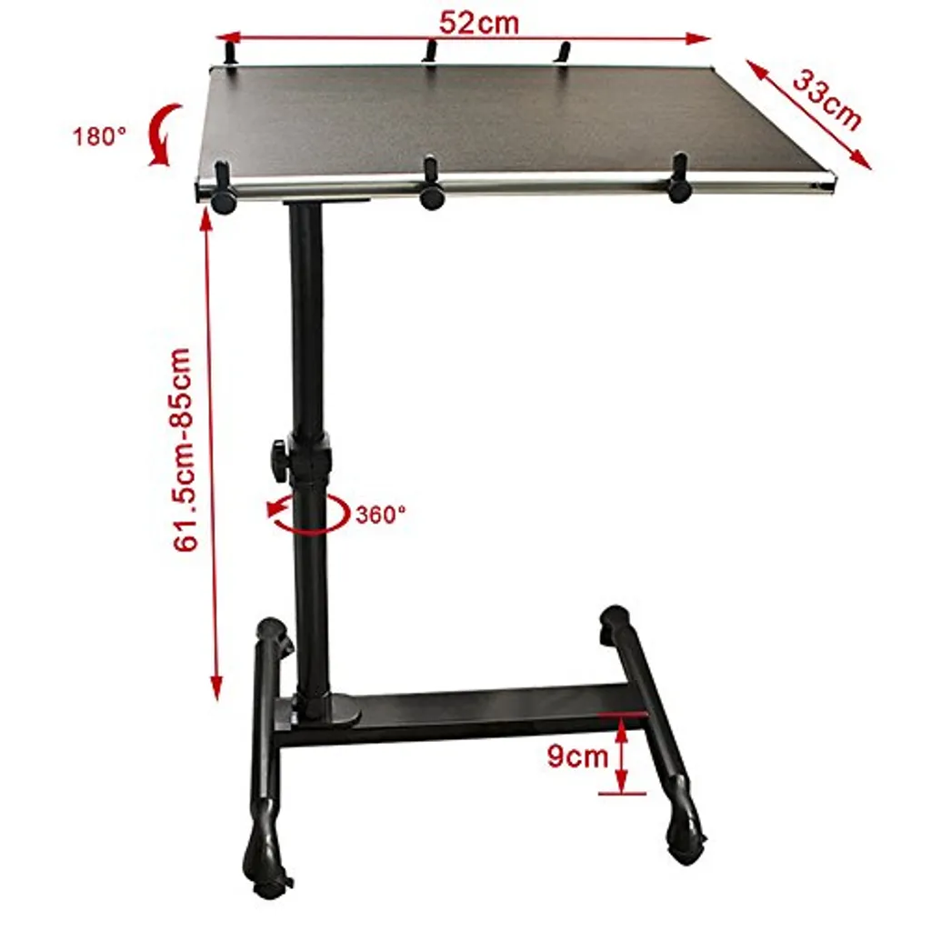 SoBuy Pflegetisch,Betttisch,Laptoptisch,Beistelltisch,FBT07N-BR 2 SoBuy Pflegetisch,Betttisch,Laptoptisch,Beistelltisch,FBT07N-BR – Bild 2