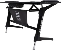 ELITE Gaming-Tisch Rocksolid Gamer-Schreibtisch Computertisch Carbon-Optik + LED (Schwarz) -VIDAXL || HOMCOM Verkäufe 0884aa6817b2d7702516223a3517538e