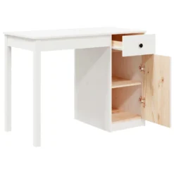 VidaXL Schreibtisch Weiß 100x50x75 Cm Massivholz Kiefer -VIDAXL || HOMCOM Verkäufe 092b504791d88210dff40bcb4fa5b439