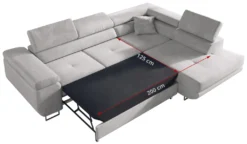 MKS MEBLE Ecksofa Wohnzimmer - L-Form Couch Mit Schlaffunktion - Wohnzimmer L Couch - Polstersofa Mit Bettkasten - Gustaw Hellgrau -VIDAXL || HOMCOM Verkäufe 0ba21693a50688cd5e5425dfdac83762
