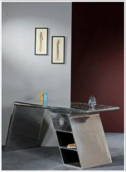 SIT Möbel Schreibtisch | 2 Offene Fächer, 1 Schublade | Mit Alu Beschlagen | Aus Mangoholz Und MDF | B 175 X T 60 X H 75 Cm | Silber | 81707-21 | Serie AIRMAN -VIDAXL || HOMCOM Verkäufe 0c6698c701003be652eaa02d6cace682