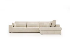 Ecksofa CARMEL - L-Form Polsterecke In Cord 320x256 (Farbe: Beige, Ottomane: Rechts) -VIDAXL || HOMCOM Verkäufe 0cf2d31c8d7e8623fcfcde46e25b8f02