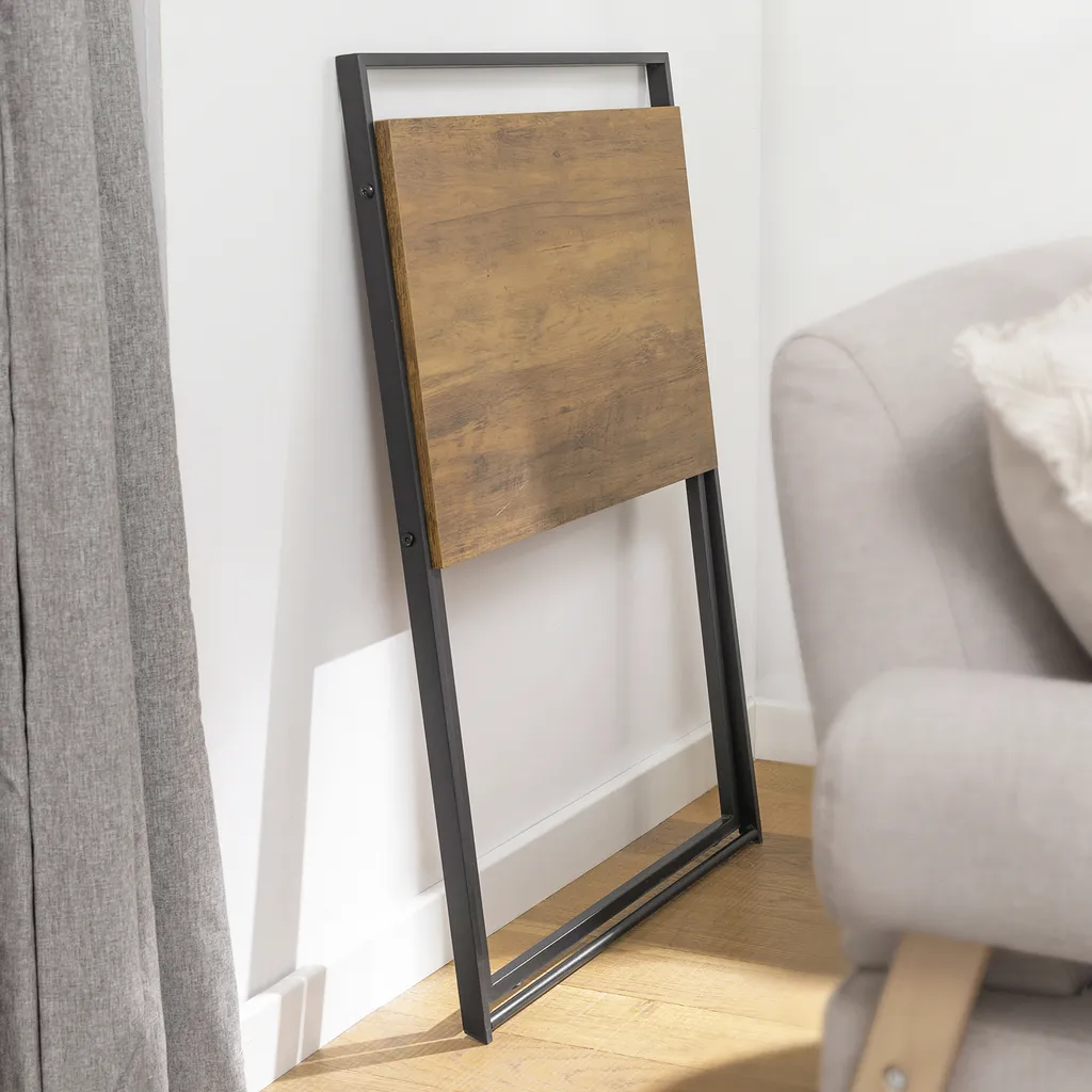 SoBuy FWT88-F Kleiner Schreibtisch Klappbar Computertisch Arbeitstisch Home-Office Snack Klapptisch Beistelltisch BHT Ca.: 63x77x45cm 3 SoBuy FWT88-F Kleiner Schreibtisch Klappbar Computertisch Arbeitstisch Home-Office Snack Klapptisch Beistelltisch BHT Ca.: 63x77x45cm – Bild 3