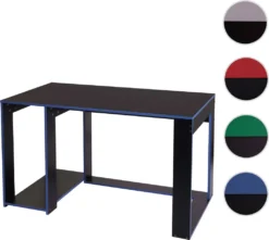 Schreibtisch HWC-J26, Computertisch Bürotisch, 120x60x76cm Schwarz-blau 14 Schreibtisch HWC-J26, Computertisch Bürotisch, 120x60x76cm Schwarz-blau -VIDAXL || HOMCOM Verkäufe 0f9c97c8600e1d0869c1caecf76d650e