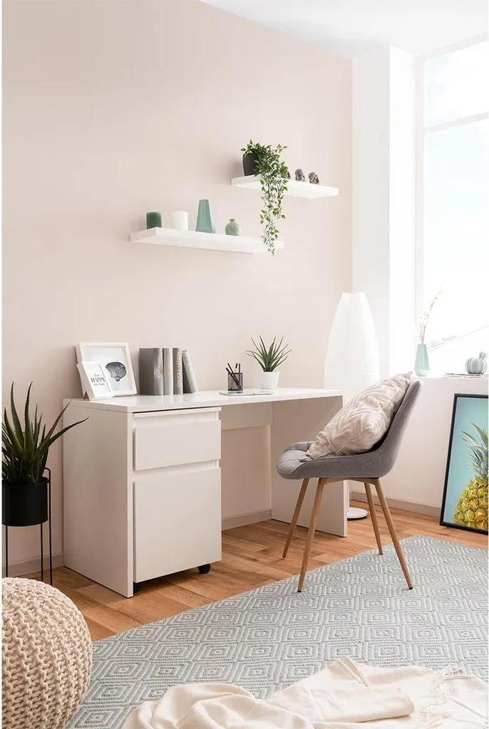 Schreibtisch Bürotisch Arbeitstisch Computertisch Tisch Büromöbel "Ravenna I" Weiß 6 Schreibtisch Bürotisch Arbeitstisch Computertisch Tisch Büromöbel "Ravenna I" Weiß – Bild 6