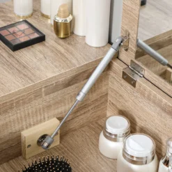 HOMCOM Schminktisch Rattan Design Frisiertisch Mit 2 Schubladen Und Spiegel Schreibtisch Kosmetiktisch Für Schlafzimmer Spanplatte Naturholz 100 X 46 X 78,5 Cm -VIDAXL || HOMCOM Verkäufe 10416ffe9e6a812f2379f36a969abe7b