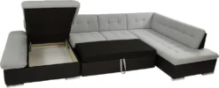 Mirjan24 Ecksofa Bergen Mit Bettkasten, Regulierbare Armlehnen, U-Form Schlafsofa Vom Hersteller, Wohnlandschaft (Magic Velvet 2217 + Magic Velvet 2219, Ecksofa: Rechts) -VIDAXL || HOMCOM Verkäufe 10ac05993c6f766c9245a0cb51995a96