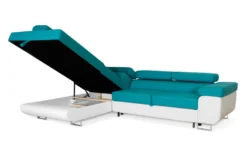 Ecksofa Aller L-form Mit Schlaffunktion Und Bettkasten, Türkis Und Weißes Kunstleder, Links Ottomane. 14 Ecksofa Aller L-form Mit Schlaffunktion Und Bettkasten, Türkis Und Weißes Kunstleder, Links Ottomane. -VIDAXL || HOMCOM Verkäufe 1242b95a67c212be0d5285a050516e9a