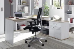 Winkelkombination Eckschreibtisch Bürotisch Schreibtisch Tisch "Barbara I"