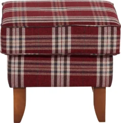 Max Winzer Hocker Verita Flachgewebe Rot