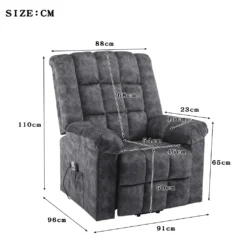 Merax TV-Sessel Elektrischer Aufstehhilfe Fernsehsessel Relaxsessel Mit Liegefunktion, Wärmefunktion Und Massagefunktion, Massagesessel Inkl. Timer Und Fernbedienung, Grau -VIDAXL || HOMCOM Verkäufe 14522879385683254325e80806311553