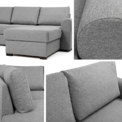 Mirjan24 Ecksofa Wilma Large, U-Form Polsterecke Vom Hersteller, Schlafsofa Mit Zwei Bettkasten, Wohnlandschaft (Twist 23, Seite: Rechts) -VIDAXL || HOMCOM Verkäufe 148abda08e98515cdd0a8f45a8c5c9e4
