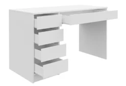 Schminktisch LADA, Frisietisch, Schminkkommode, Kosmetiktisch, 120x75x55, Weiß/Weiß Glanz -VIDAXL || HOMCOM Verkäufe 14bf26ba8205db3100dc629f79598415