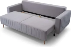 GRAINGOLD 3-Sitzer Sofa Angie - Couch Mit Schlaffunktion & Bettkasten - Polstersofa Im Skandinavischen Stil - Beige -VIDAXL || HOMCOM Verkäufe 17fd77aa69b037cdaf8848b4ba32b948