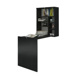 Selsey Wandschreibtisch ERION – Klappschreibtisch In Schwarz Matt Mit Wandregal, Tischplatte 71 X 54 Cm 6 Selsey Wandschreibtisch ERION – Klappschreibtisch In Schwarz Matt Mit Wandregal, Tischplatte 71 X 54 Cm -VIDAXL || HOMCOM Verkäufe 1aa9660b798b5b48634d5a1b195deae5