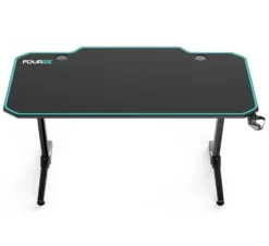 Fourze D1400 Gaming Tisch Grün / Schwarz