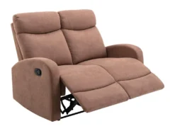 Relaxsofa 2-Sitzer - Stoff - Braun - EVELYN -VIDAXL || HOMCOM Verkäufe 1c7a6c8178899fedebddcb9fd22d03f9