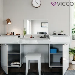 Vicco Schminktisch Lilli Frisiertisch Kommode Frisierkommode Spiegel Weiß -VIDAXL || HOMCOM Verkäufe 1ee8d66ddf0e30b724ea3e4d3c772a15