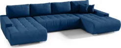 FEDVE Ecksofa Big Sofa Eckcouch Mit Schlaffunktion DHAKA U Form Couch Sofagarnitur