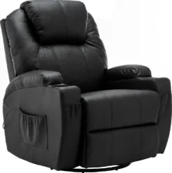 MCombo Massagesessel Fernsehsessel Relaxsessel + Heizung Mit Dreh+Schaukel Manuell Verstellbar 7020BK -VIDAXL || HOMCOM Verkäufe 1fe5f2e7e8c78413b1dfad10766c22cc