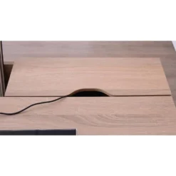 SixBros. Schreibtisch, Bürotisch Für Büro Und Home Office, Computerschreibtisch Eiche/weiß,100 X 55 Cm, CT-3534A/2186 -VIDAXL || HOMCOM Verkäufe 206e3b0b0ef41ba912e1572f87f2d598