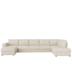 Mirjan24 Ecksofa Wilma Large Premium, Wohnlandschaft, U-Form (Farbe: Abriamo 3, Seite: Rechts)