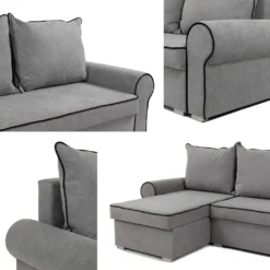 Mirjan24 Ecksofa Dakar, Stilvoll Eckcouch Mit Bettkasten Und Schlaffunktion,Universell (Farbe: Manila 02 + Manila 04) 9 Mirjan24 Ecksofa Dakar, Stilvoll Eckcouch Mit Bettkasten Und Schlaffunktion,Universell (Farbe: Manila 02 + Manila 04) -VIDAXL || HOMCOM Verkäufe 21a30258f1513a7be7fa586a0507c23e