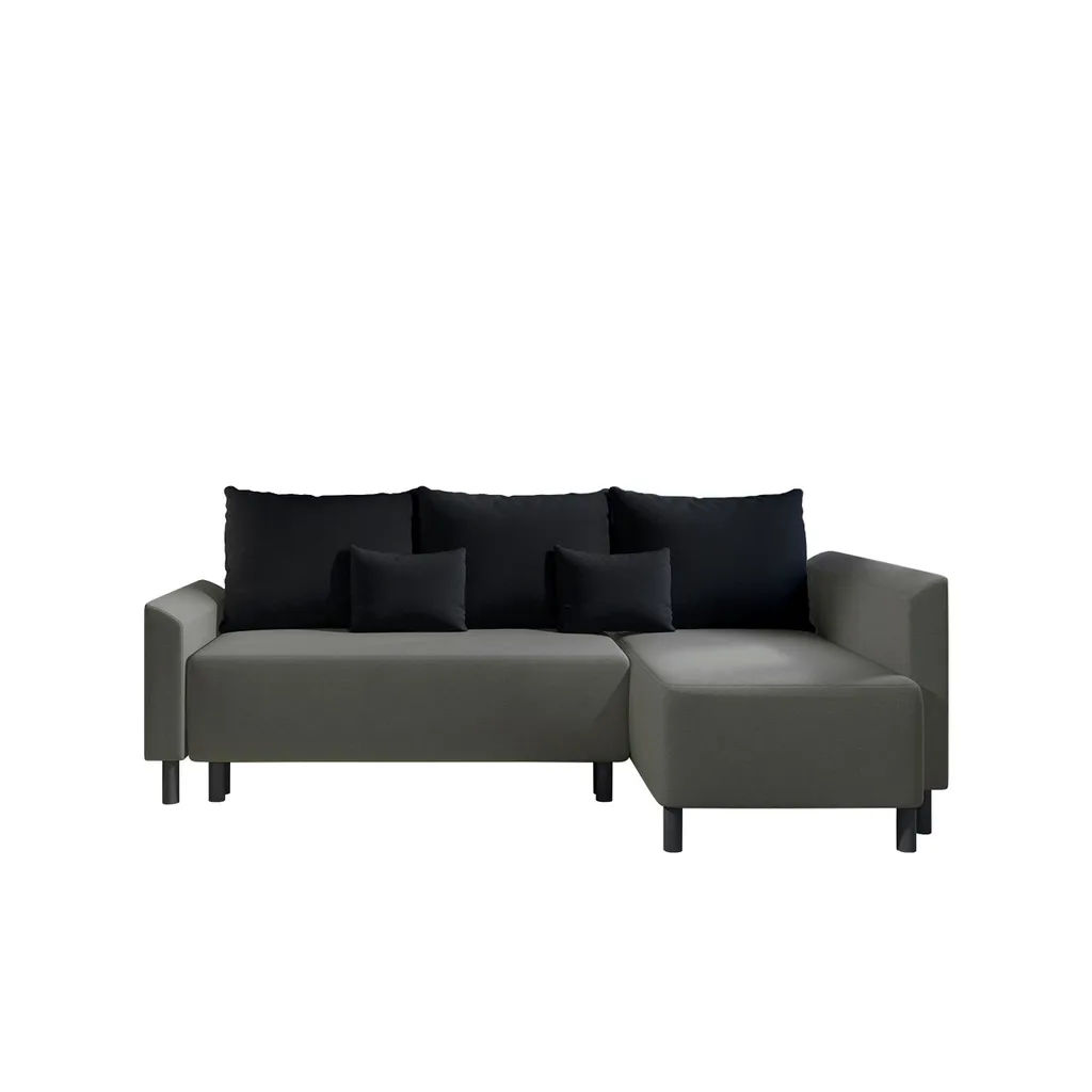 Mirjan24 Ecksofa Brest, L-Form Polsterecke, Eckcouch Mit Bettkasten Und Schlaffunktion, Stilvoll Wohnzimmer (Farbe: Mikrofaza 0027 + Mikrofaza 0015) 4 Mirjan24 Ecksofa Brest, L-Form Polsterecke, Eckcouch Mit Bettkasten Und Schlaffunktion, Stilvoll Wohnzimmer (Farbe: Mikrofaza 0027 + Mikrofaza 0015) – Bild 4