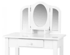 Schminktisch Schminktisch Mädchen Schminktisch Kinderzimmer Mit Spiegel Und Hocker Weiß -VIDAXL || HOMCOM Verkäufe 257a4bff69e84edad81f80a82443d1f1