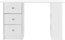 [en.casa] Schreibtisch Weiß 120x49x72cm Mit 3 Ablageflächen Und Schubladen Bürotisch Computertisch PC Tisch -VIDAXL || HOMCOM Verkäufe 27668a8fce688340196500e431fdeb89