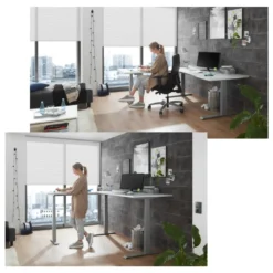 Tom II Schreibtisch 185 X 177 Cm Lichtgrau -VIDAXL || HOMCOM Verkäufe 28536936c27d62033efbea3e3845e2e1