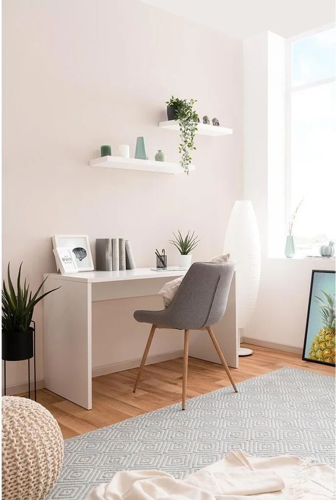 Schreibtisch Bürotisch Arbeitstisch Computertisch Tisch Büromöbel "Ravenna I" Weiß 4 Schreibtisch Bürotisch Arbeitstisch Computertisch Tisch Büromöbel "Ravenna I" Weiß – Bild 4