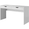 FURNIX Schreibtisch TAMINIE Mit 2 Schubladen Modern Pures Design Weiß