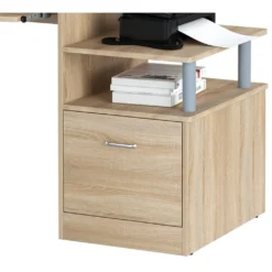 SixBros. Büroschreibtisch, Schreibtisch Mit Viel Platz Für Ordner, Arbeitstisch, Computerschreibtisch, Eiche Holzoptik, 152 X 60 Cm S-202A/1845 -VIDAXL || HOMCOM Verkäufe 2ba94e016f897b81e7136fc9cc2b819b