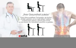 Elektrisch Höhenverstellbar EXETA Tisch Schreibtisch Weiß + Tischplatte Weiß ( 120 X 75 X 2,5 Cm),Homeoffice Set -VIDAXL || HOMCOM Verkäufe 2dc5686af0f341381e778f387afa6892