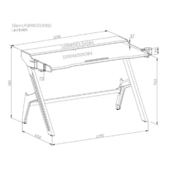 SixBros. Gaming Computertisch Gamer Tisch Racing Carbon Optik Schwarz GT-007/8190 -VIDAXL || HOMCOM Verkäufe 2de24ef235277a838833e5f4bff0d5a7